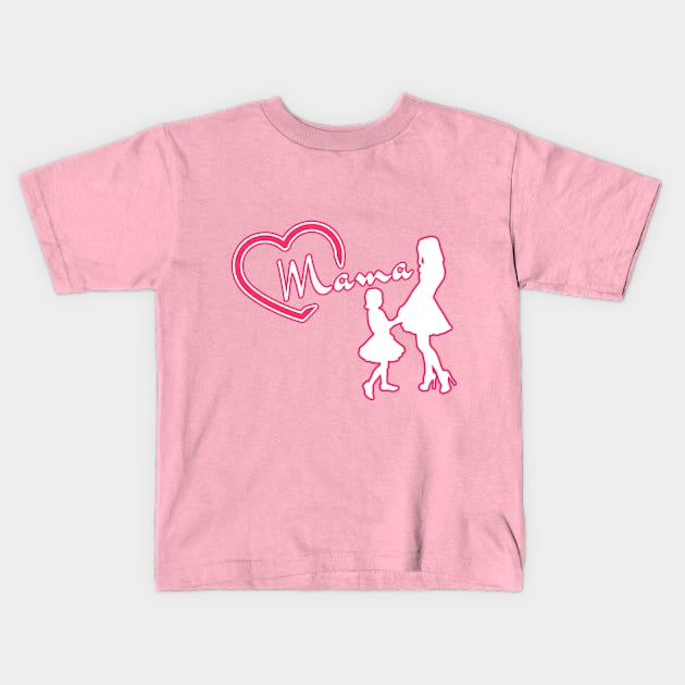 Mama - dancing Kids T-Shirt by DePit DeSign